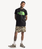 Футболка TNF S/S Half Dome Tee (Мужской; M; Black SafetyGreen)